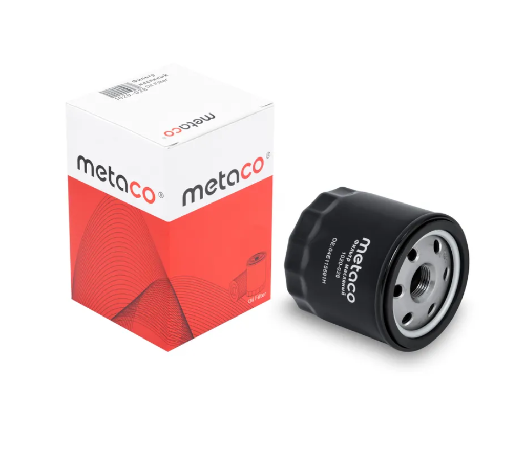 Фильтр масляный Metaco 1020-028 для Audi, Seat, Skoda, Volkswagen